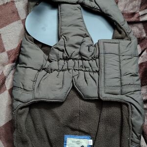 Brown Quilted Dog Jacket